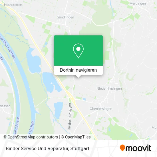 Binder Service Und Reparatur Karte