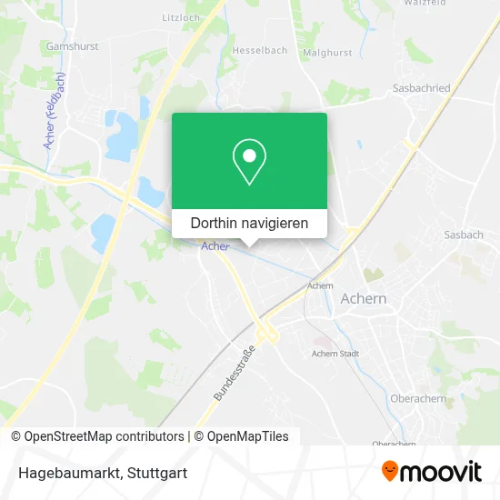 Hagebaumarkt Karte