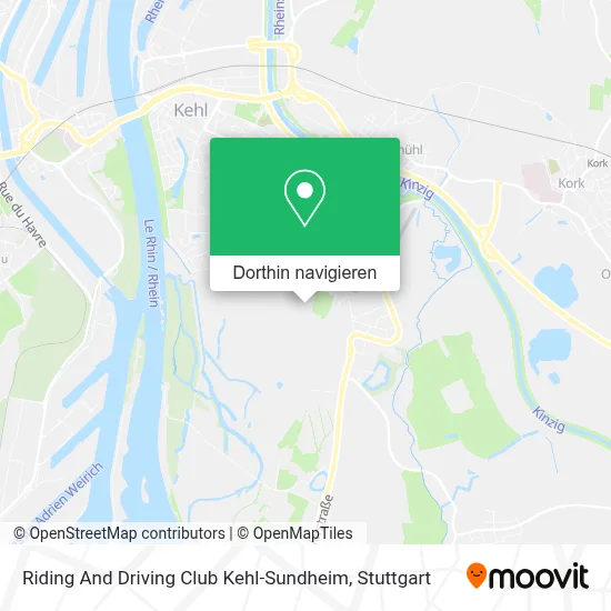 Riding And Driving Club Kehl-Sundheim Karte