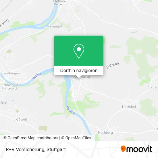 R+V Versicherung Karte