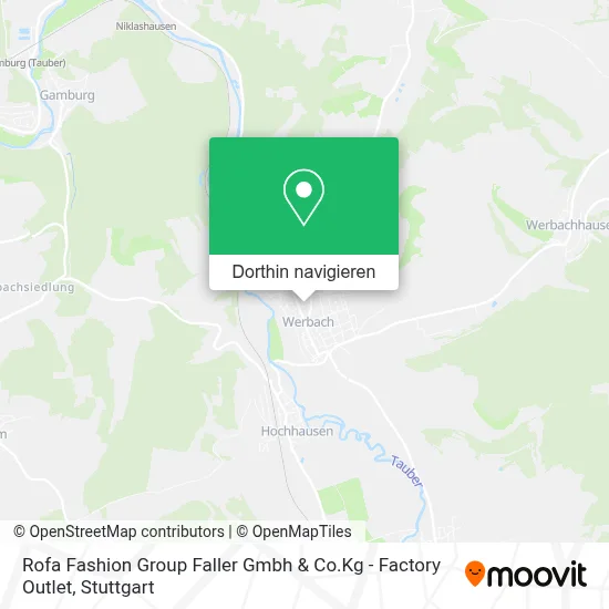Rofa Fashion Group Faller Gmbh & Co.Kg - Factory Outlet Karte