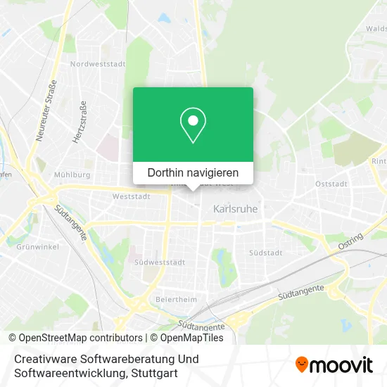 Creativware Softwareberatung Und Softwareentwicklung Karte