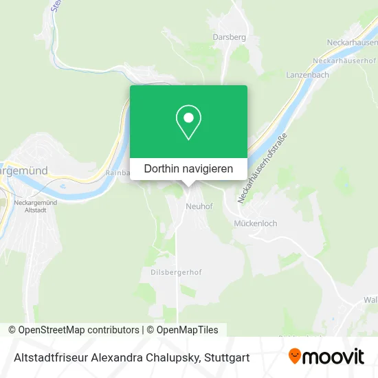 Altstadtfriseur Alexandra Chalupsky Karte