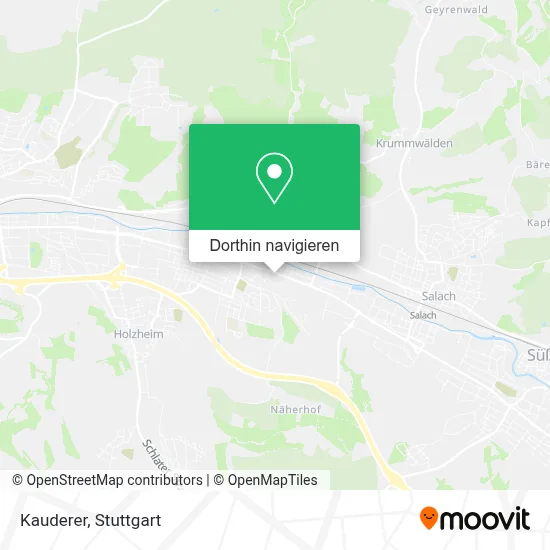 Kauderer Karte