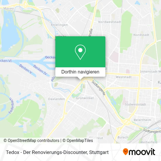 Tedox - Der Renovierungs-Discounter Karte