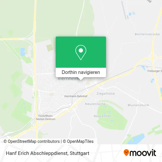 Hanf Erich Abschleppdienst Karte