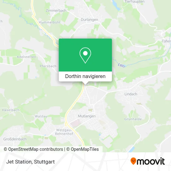 Jet Station Karte
