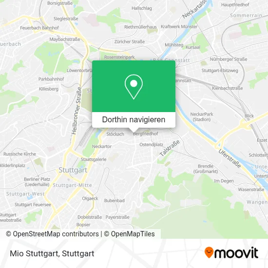 Mio Stuttgart Karte