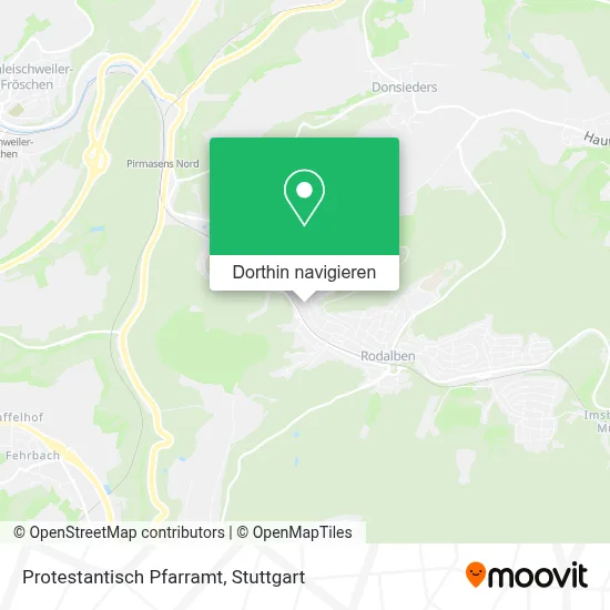Protestantisch Pfarramt Karte