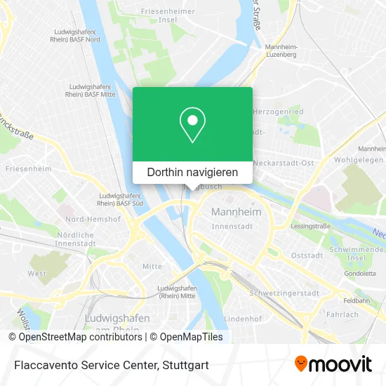 Flaccavento Service Center Karte