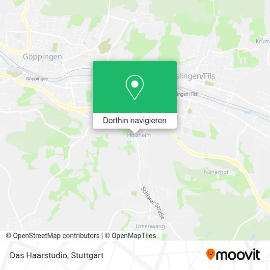 Das Haarstudio Karte