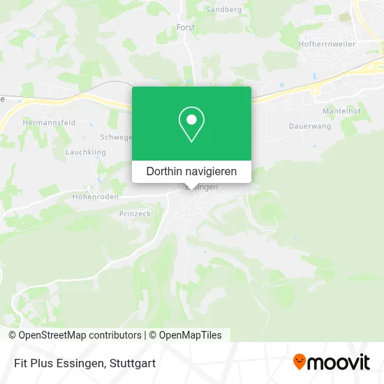Fit Plus Essingen Karte
