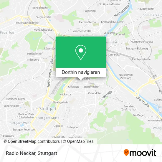 Radio Neckar Karte