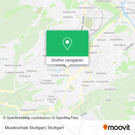 Musikschule Stuttgart Karte