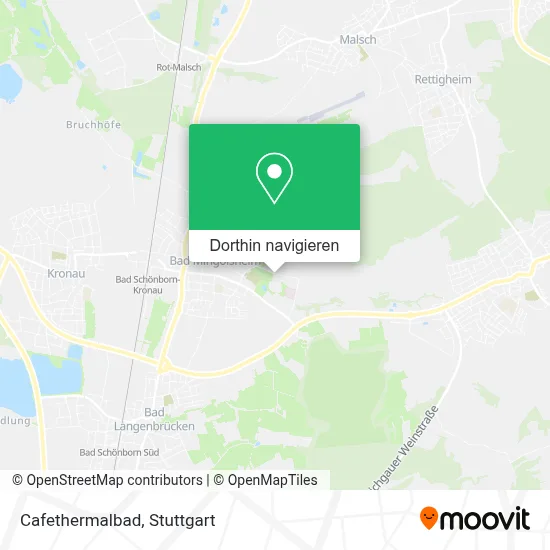Cafethermalbad Karte