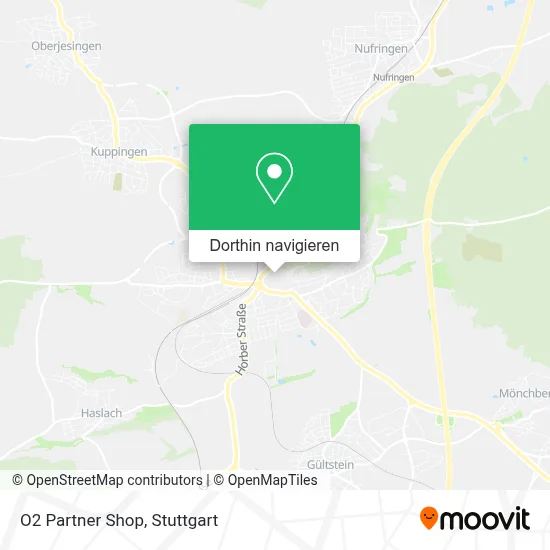 O2 Partner Shop Karte