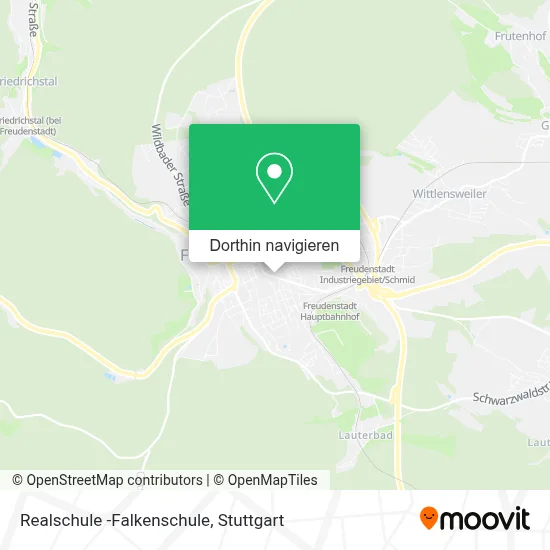 Realschule -Falkenschule Karte