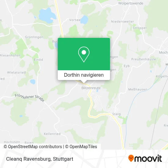 Cleanq Ravensburg Karte