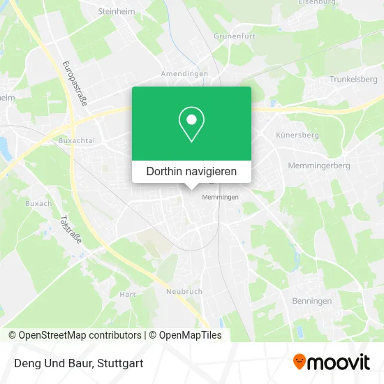 Deng Und Baur Karte