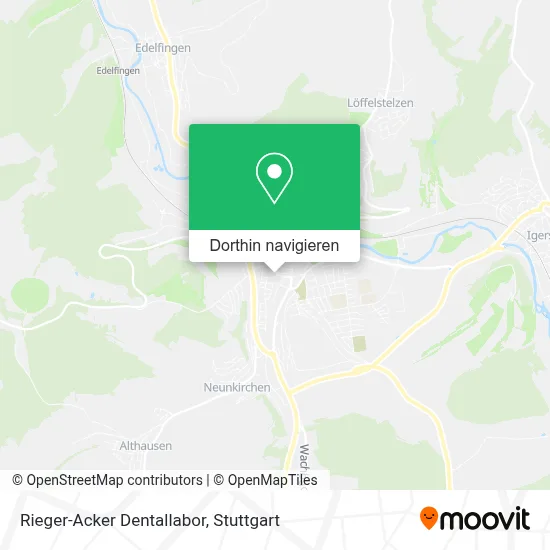 Rieger-Acker Dentallabor Karte
