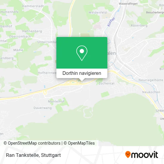 Ran Tankstelle Karte