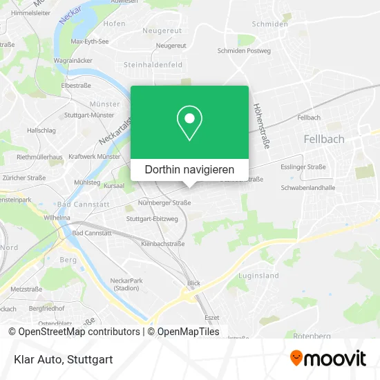 Klar Auto Karte