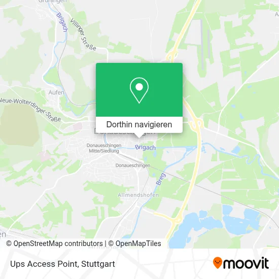 Ups Access Point Karte