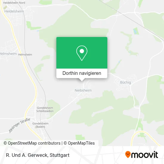 R. Und A. Gerweck Karte