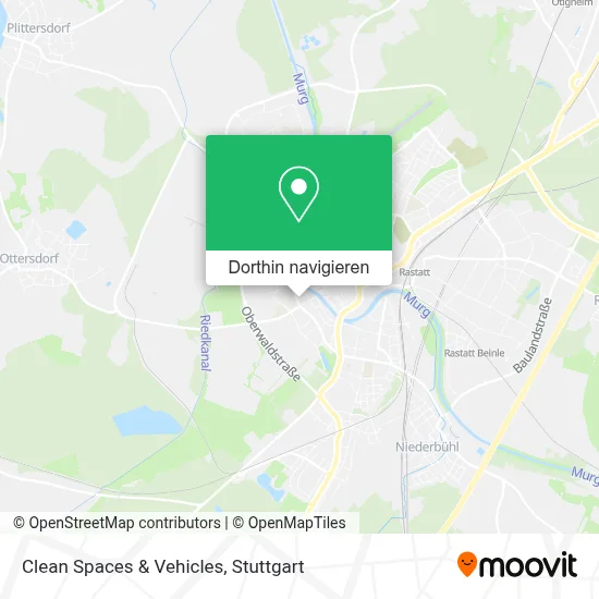 Clean Spaces & Vehicles Karte