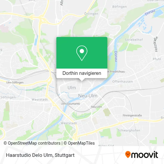 Haarstudio Delo Ulm Karte