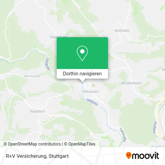 R+V Versicherung Karte