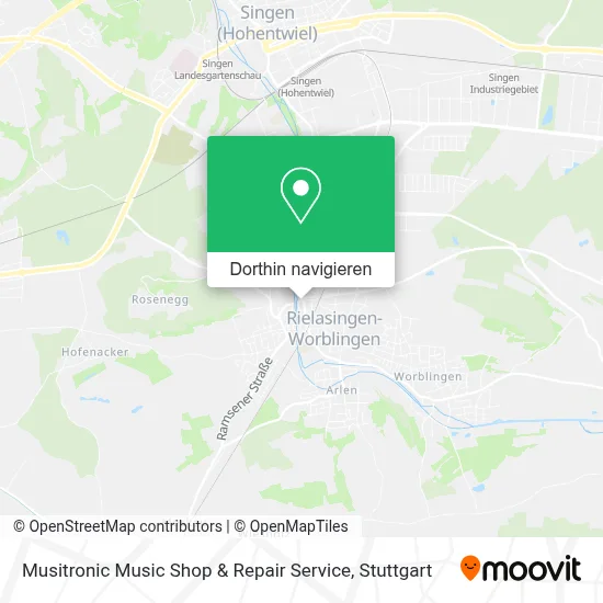 Musitronic Music Shop & Repair Service Karte