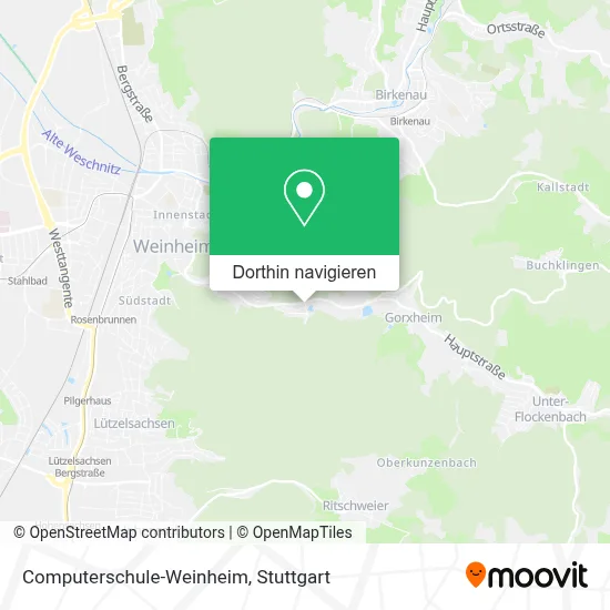 Computerschule-Weinheim Karte