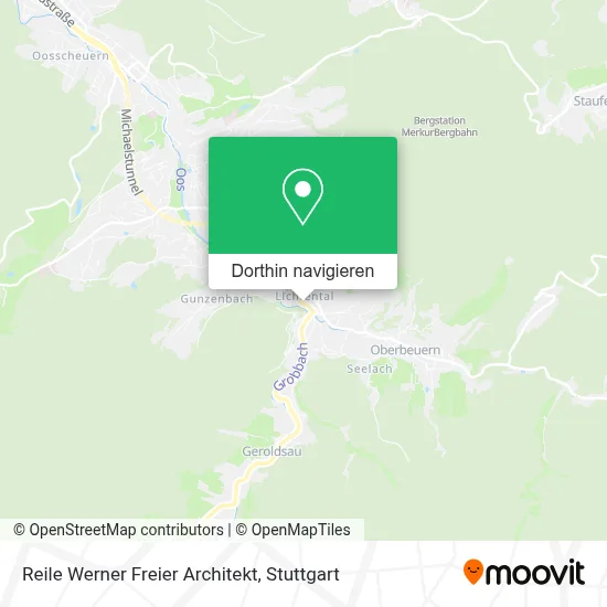 Reile Werner Freier Architekt Karte