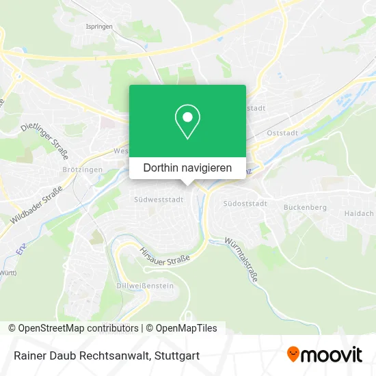 Rainer Daub Rechtsanwalt Karte