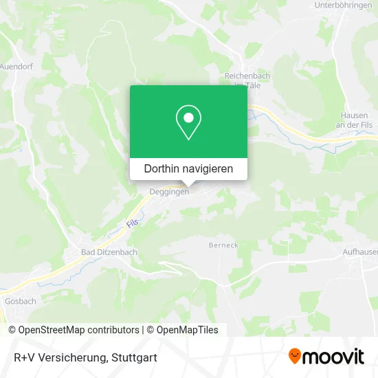 R+V Versicherung Karte
