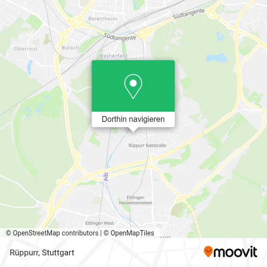 Rüppurr Karte