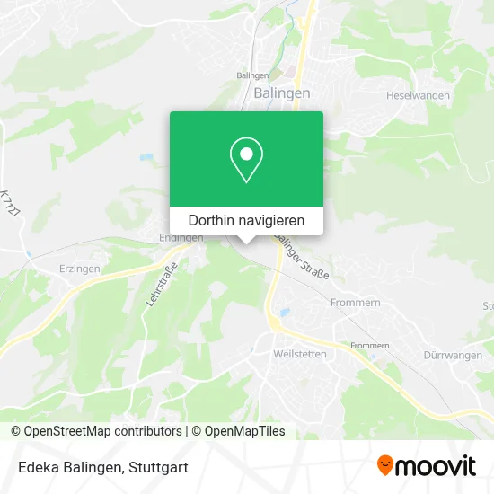 Edeka Balingen Karte