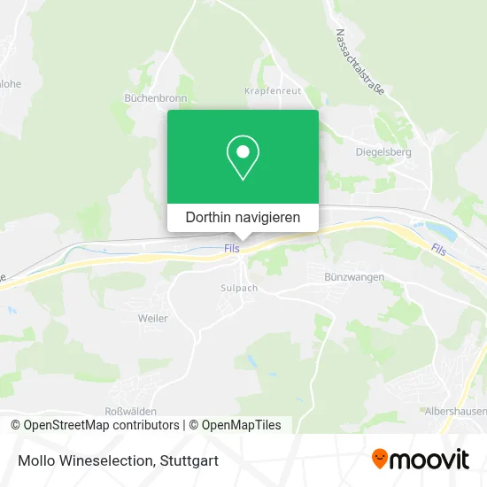 Mollo Wineselection Karte