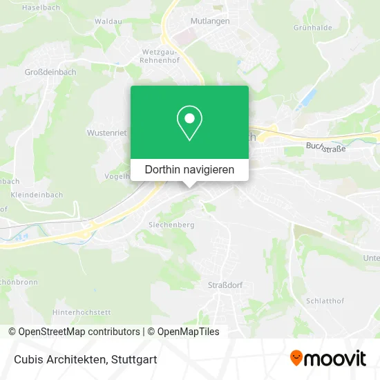 Cubis Architekten Karte