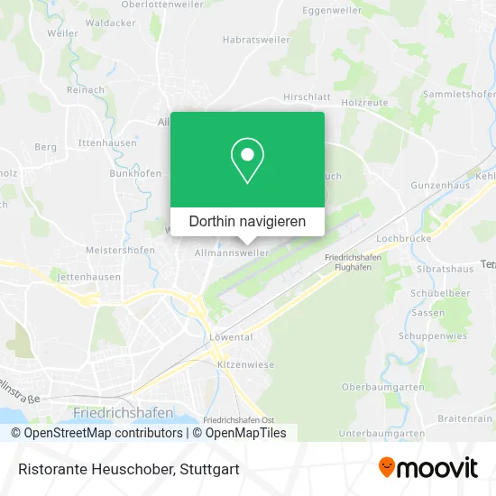 Ristorante Heuschober Karte