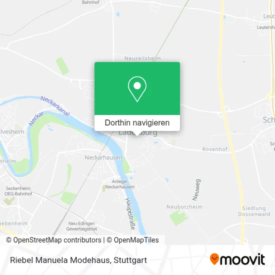 Riebel Manuela Modehaus Karte