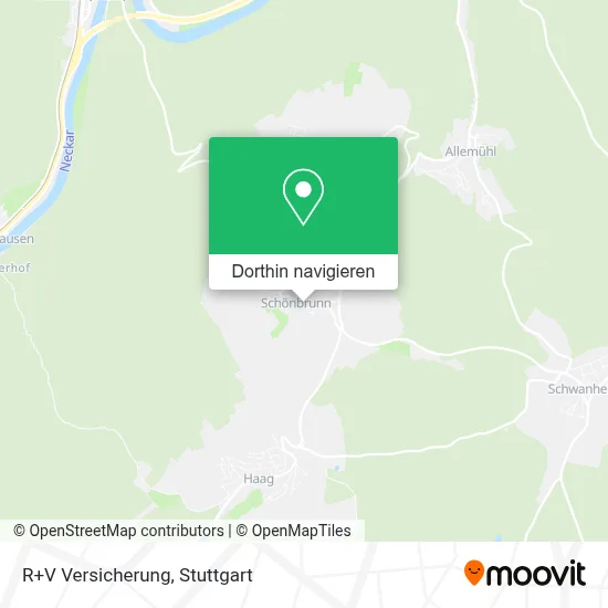 R+V Versicherung Karte