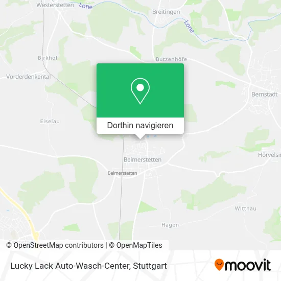 Lucky Lack Auto-Wasch-Center Karte