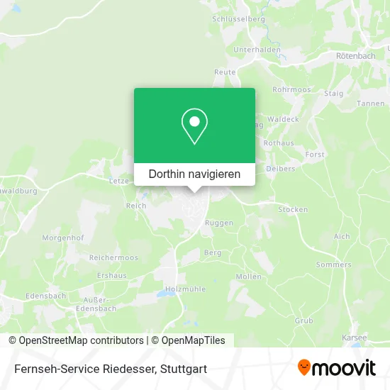 Fernseh-Service Riedesser Karte