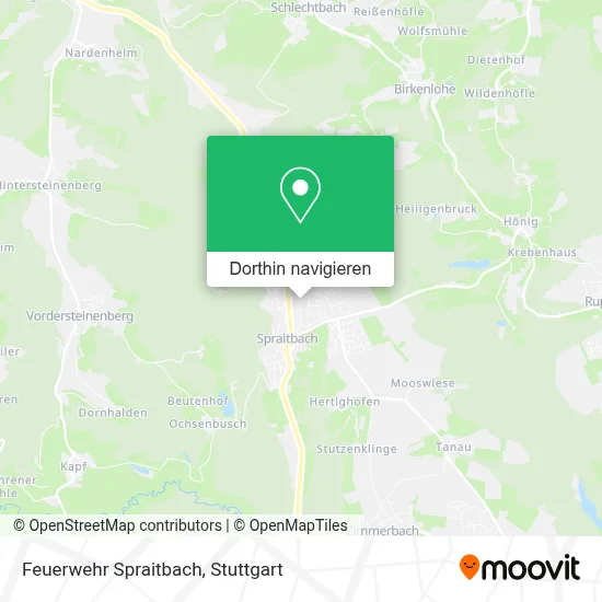 Feuerwehr Spraitbach Karte