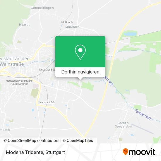 Modena Tridente Karte