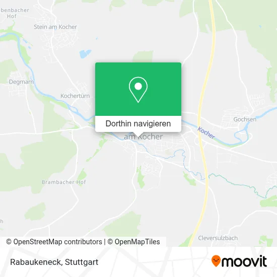 Rabaukeneck Karte