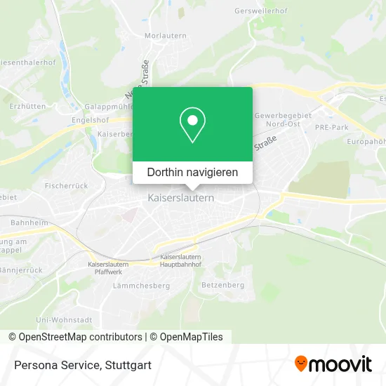Persona Service Karte