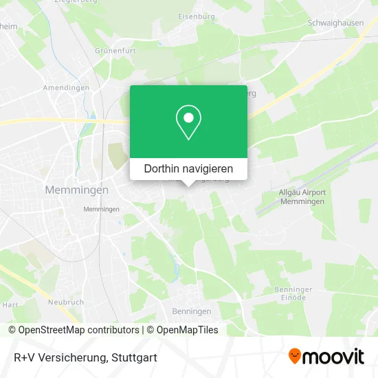 R+V Versicherung Karte
